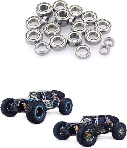 Compatible with ZD for Racing for DBX-07 EX-07 1/7 RC Car Upgrade Parts Spare Accessories 14Pcs Metal Steel Ball Bearing 8109 RC Car Part Accessories in Saudi Arabia