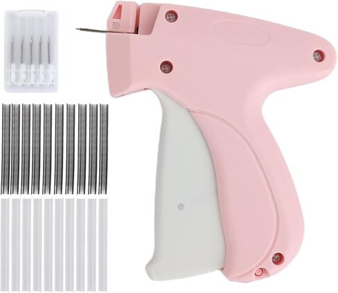 بندقية غرزة ، سلاح غرز للملابس ، وضع علامة على البندقية للملابس ، مثبتات الملابس السريعة خياطة ، تشمل 6 إبرة ، 1000 سوداء و 1000 أبيض in Kuwait