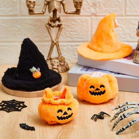 2 مجموعة ملابس من أجل 17 سم دمية لطيف هالوين زي اليقطين و Witch HAT DOLL ALLESS TOYSORISES ALGESSION in Kuwait