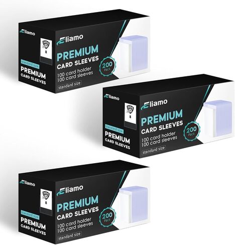 400 Pack Top Loaders للبطاقات ، 200 Pack 3 "x4" الأكمام البلاستيكية الصلبة و 200 حزمة PENNY CARD SLEVE in Kuwait