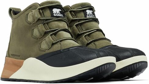 Sorel Women's Out N About lll Classic Waterproof Boots - Black, Sea Salt, White - Size 9 in Saudi Arabia