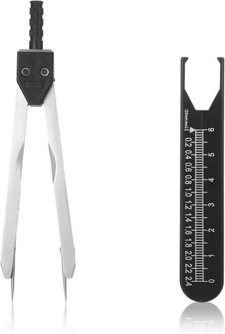 EKG ECG Calipers ECG Caliper Nursing or Doctor Electrocardiogram Divider Black Calipers Ruler Measuring Tool for Medical Student in Saudi Arabia