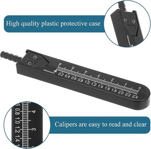 EKG ECG Calipers ECG Caliper Nursing or Doctor Electrocardiogram Divider Black Calipers Ruler Measuring Tool for Medical Student in Saudi Arabia