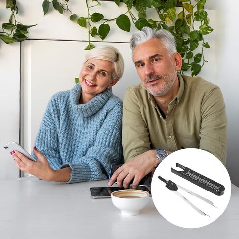EKG ECG Calipers ECG Caliper Nursing or Doctor Electrocardiogram Divider Black Calipers Ruler Measuring Tool for Medical Student in Saudi Arabia