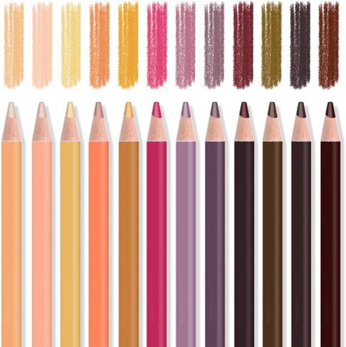 مجموعة أقلام الرصاص الملونة Mifuner 10pcs ، أقلام الرسم القائمة على الزيت ، وتوريدات قلم رصاص خشبية محترفة خشبية للبالغين ، ومكتب التلوين ، ولا التكرارات in Kuwait