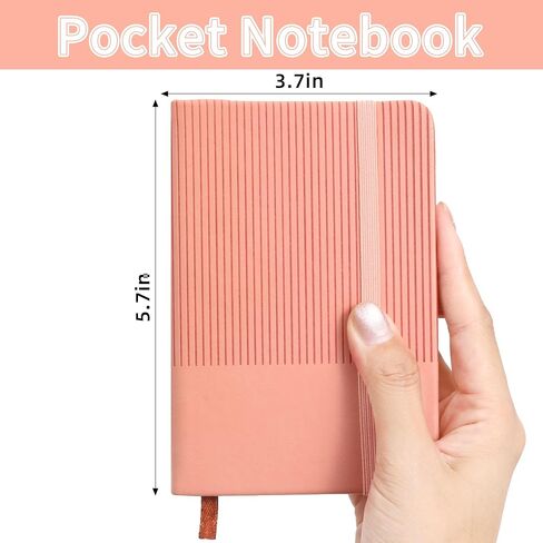 Bobo Rabbit 3 Pack Pocket Journal Notebooks A6 Size Small Mini Notebook for Note the the Grapcover Leather College محكم بها منصات ملاحظات مبطنة للنساء الرجال in Kuwait