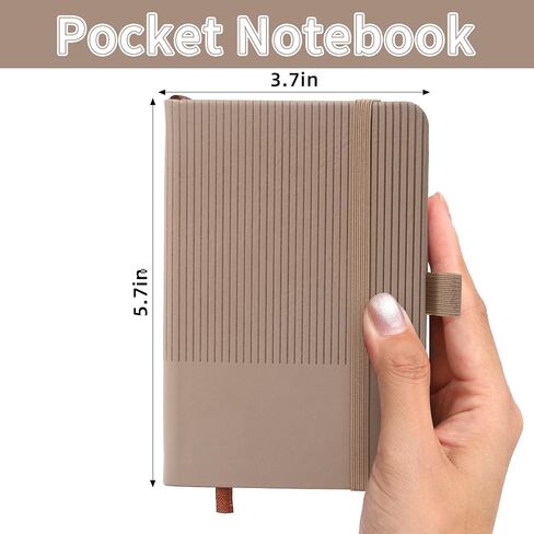 Bobo Rabbit 3 Pack Pocket Journal Notebooks A6 Size Small Mini Notebook for Note the the Grapcover Leather College محكم بها منصات ملاحظات مبطنة للنساء الرجال in Kuwait