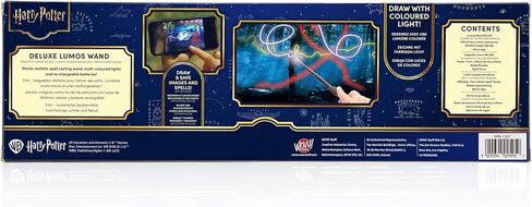 رائع! مجموعة الأشياء Harry Potter 14 Deluxe Lumos Wand Light-Rainting ، Multicolor in Kuwait