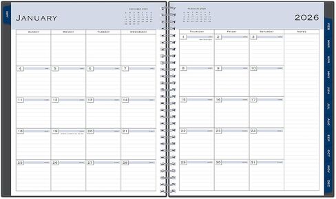 2026 Blue Sky Monthly Planner ، 8 "× 10" ، مقاطع/فحم معدني ، من يناير إلى ديسمبر ، 100011 in Saudi Arabia
