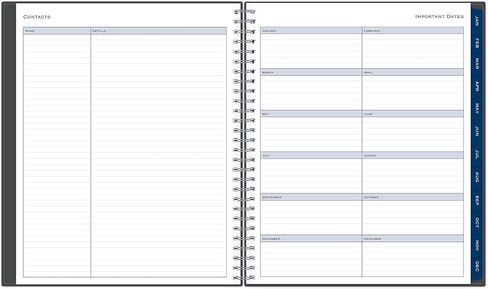 2026 Blue Sky Monthly Planner ، 8 "× 10" ، مقاطع/فحم معدني ، من يناير إلى ديسمبر ، 100011 in Saudi Arabia