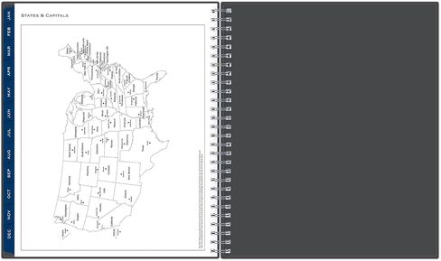 2026 Blue Sky Monthly Planner ، 8 "× 10" ، مقاطع/فحم معدني ، من يناير إلى ديسمبر ، 100011 in Saudi Arabia