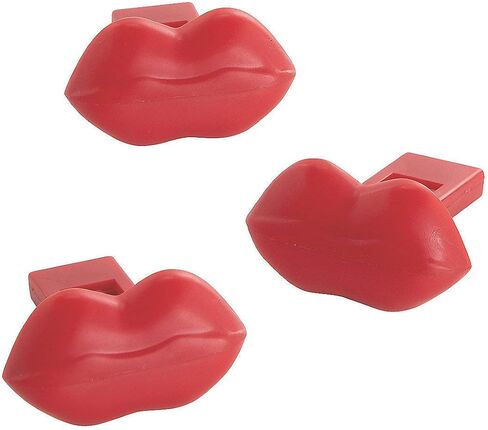 Fun Express Lip Whistles - Colorful and Fun Noisemakers for Kids - Perfect for Party Favors Games and Celebrations - Great for Birthdays Events and Holiday Parties - Assorted Colors 12 Pieces in Saudi Arabia
