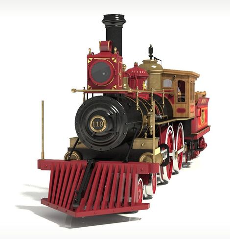 OCCRE ROGERS 119 1:32 SCALE SCALE SCOMOTIVE CONTRUSTION طراز من الخشب والمعادن #54008 (مطلوب تجميع البالغين) (نموذج مع قاعدة عرض - بدون طلاء) in Saudi Arabia