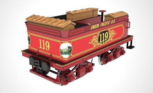 OCCRE ROGERS 119 1:32 SCALE SCALE SCOMOTIVE CONTRUSTION طراز من الخشب والمعادن #54008 (مطلوب تجميع البالغين) (نموذج مع قاعدة عرض - بدون طلاء) in Saudi Arabia