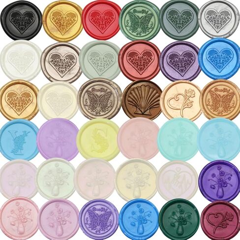 40pcs ختم شمع العصي لختم شمعي ، ولون متنوع ختم Waxglue بندقية الشمع عصا عصا الشمع Mini ، وألوان مختلطة مجموعة شمعية كبيرة لدعوات الزفاف (40) in Kuwait