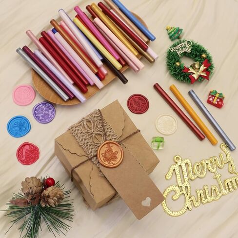 40pcs ختم شمع العصي لختم شمعي ، ولون متنوع ختم Waxglue بندقية الشمع عصا عصا الشمع Mini ، وألوان مختلطة مجموعة شمعية كبيرة لدعوات الزفاف (40) in Kuwait