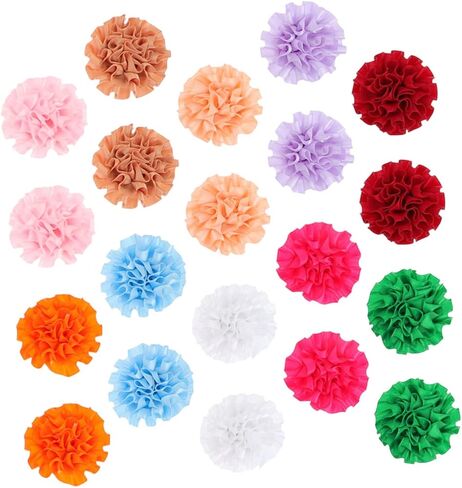Bestonzon 20pcs طوق الكلاب الزهور الأليف أليف أزياء رأس الكلب الصغيرة ديكور لجروح الملحقات in Kuwait