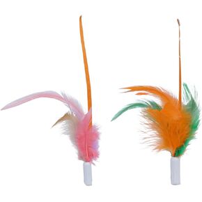 صولج الريش البديل للقطط للقطط للقطط التفاعلية ، 2 PCS Accessories in Kuwait