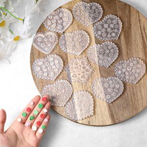 12 Pcs Polymer Clay Molds Mini Flower Craft DIY Tool Floral Clay Molds in Kuwait