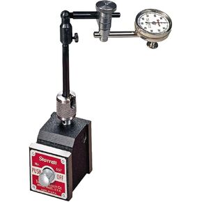 Starrett Magnetic Base Indicator Holder for Test, Back-Plunger, AGD, Dial and Miniature-Dial Indicators - Complete Set - 657AA in Kuwait