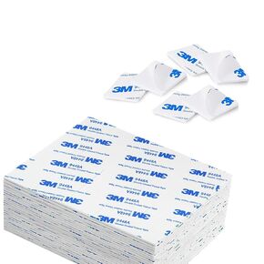 100pcs شريط رغوة مزدوج الجوانب ، شريط التثبيت الشاق الأبيض الشاق السوبر لا شرق الرغوة سمك 2 مم شريط لاصق لزجة إضافية ، مقاومة للماء للجدران صورة ، سيارة ، المنزل ، المكتب in Kuwait