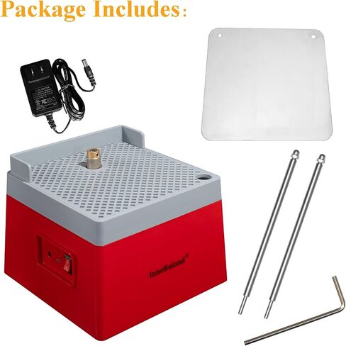Stained Glass Grinder Mini DIY Grinding Tool, 9V 3.5A Portable Glass Grinder Kit with 5/8" Diamond Grinder Bit for Glass Processing Arts Etc. (Red) in Kuwait