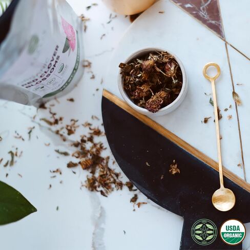 Organic Red Clover Blossoms 2 oz. (57g), USDA Certified Organic Red Clover, Red Clover Tea Organic, Red Clover Blossoms, Red Blossom Tea, Organic Red Clover Tea, Whole in Saudi Arabia