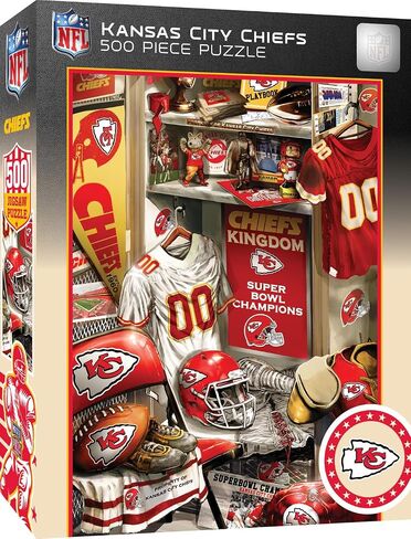 MasterPieces Game Day 500 Piece Jigsaw Puzzle for Adults - NFL Pittsburgh Steelers Locker Room - 15"x21" in Kuwait