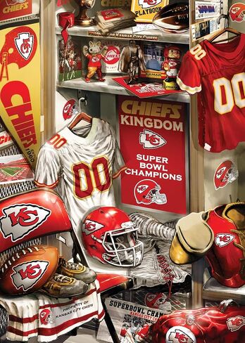MasterPieces Game Day 500 Piece Jigsaw Puzzle for Adults - NFL Pittsburgh Steelers Locker Room - 15"x21" in Kuwait