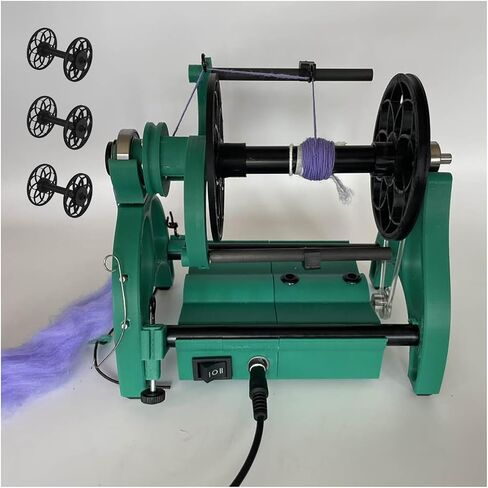 Household Electric Spinning Wheel, Professional Yarn Spinning Wheel Kit, Wool Spinning Fibre Spinning Wheel with Forward/Reverse Switching, 12V in Saudi Arabia