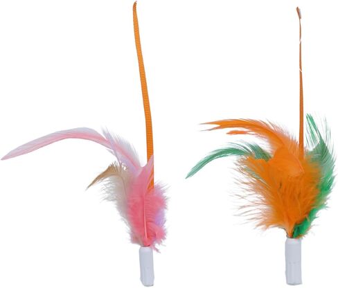 صولج الريش البديل للقطط للقطط للقطط التفاعلية ، 2 PCS Accessories in Kuwait