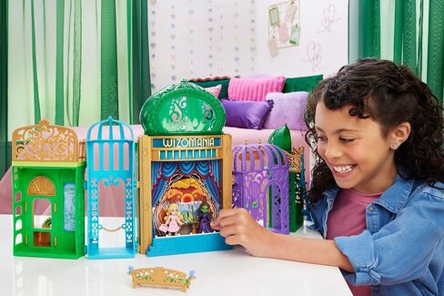 Mattel Universal Pictures’ Wicked Emerald City Playset with Glinda & Elphaba Small Dolls, 5 Play Spaces & 15 Accessories, Inspired by The Movie in Saudi Arabia