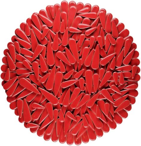 200g بتلة البتلة على شكل قطرة من الفسيفساء السيراميك للحرف اليدوية ، والألوان النابضة بالحياة ، والبلاط السيراميك لمجموعات صنع الفسيفساء ، وفنون وحرفي DIY (متعدد الألوان) in Saudi Arabia