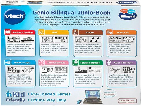 VTech Genio ثنائي اللغة Juniorbook Learning Learning Captop للأطفال in Saudi Arabia