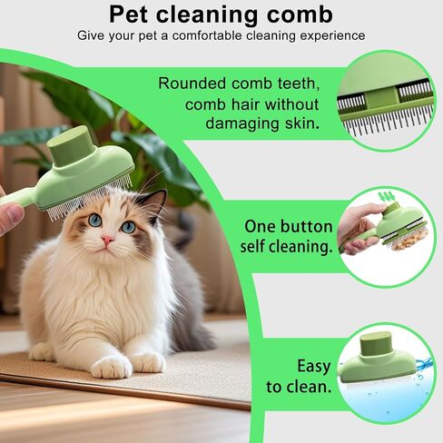 Pet Hair Removal Glove, Magic Brush Pet Hair, Cat Comb, Washable Reusable Dogs Cats Hair Gloves for Furniture, Bed, Sheets, Couch, Clothes, Carpet, Car Seat, Pet Grooming, Curtain (1PCS) in Saudi Arabia