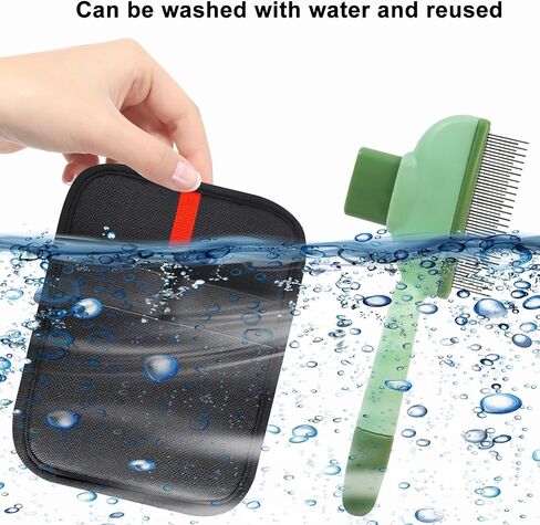 Pet Hair Removal Glove, Magic Brush Pet Hair, Cat Comb, Washable Reusable Dogs Cats Hair Gloves for Furniture, Bed, Sheets, Couch, Clothes, Carpet, Car Seat, Pet Grooming, Curtain (1PCS) in Saudi Arabia