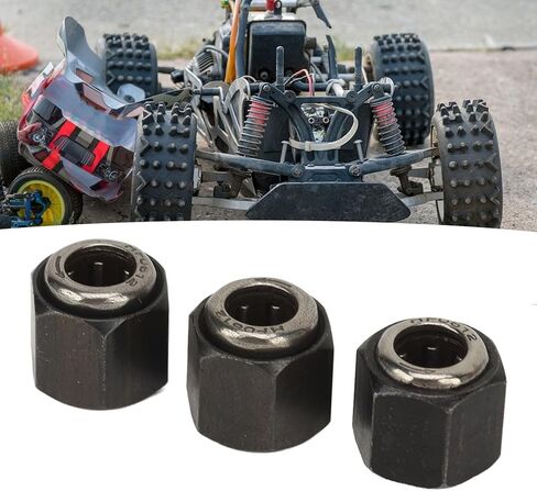 3pcs12mm Hex Nut Nut One Way One Bearing R025 مصمم لـ VX 16 18 SH 21 RC Car Excessories Engines مناسبة لـ 1/10 RC CAR in Kuwait