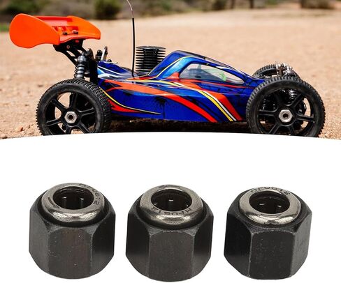 3pcs12mm Hex Nut Nut One Way One Bearing R025 مصمم لـ VX 16 18 SH 21 RC Car Excessories Engines مناسبة لـ 1/10 RC CAR in Kuwait