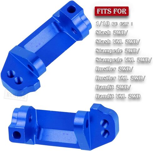 RC Aluminum Caster Block Upgrades Parts for 1/10 Slash VXL 2WD/Stampede VXL 2WD/Rustler VXL 2WD/Bandit VXL 2WD,w/Bearing,Red in Saudi Arabia