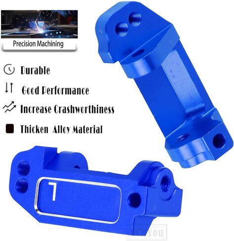 RC Aluminum Caster Block Upgrades Parts for 1/10 Slash VXL 2WD/Stampede VXL 2WD/Rustler VXL 2WD/Bandit VXL 2WD,w/Bearing,Red in Saudi Arabia