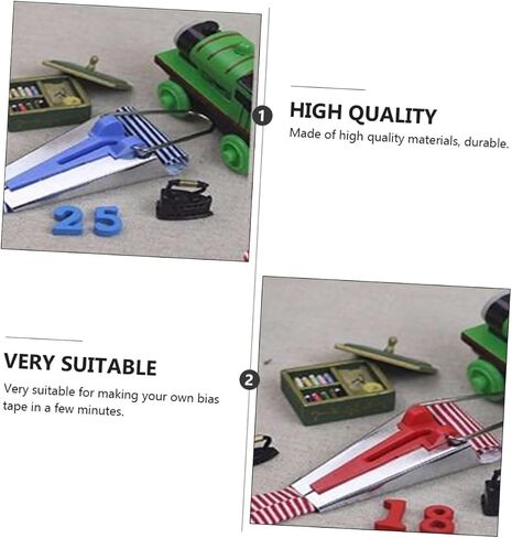 ARTIBETTER 6pcs Bias Tape Maker Quilting Includes Essential Sewing Tools for Crafting and Fabric Binding in Saudi Arabia