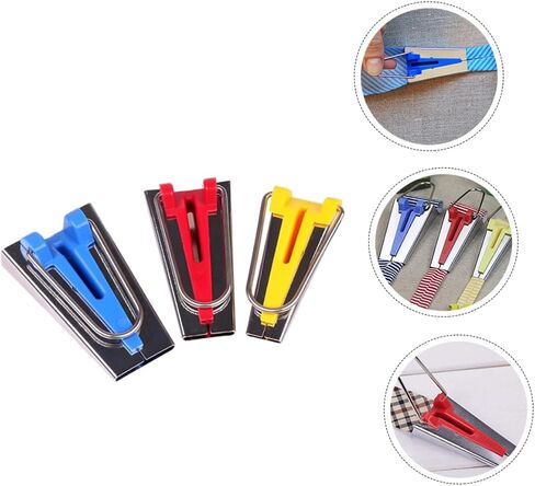 ARTIBETTER 6pcs Fabric Bias Tape Maker Tool Kit for Sewing and Quilting Includes for Fabric Binding and Crafting in Saudi Arabia