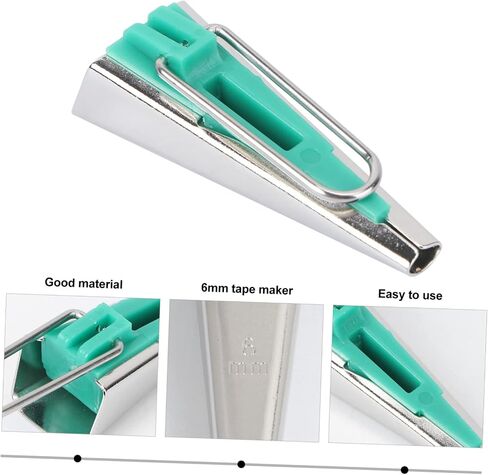 Artibetter Bias Binding Maker Maker Maker Maker Maker Set 6mm Wide for Praits Sewing in Saudi Arabia