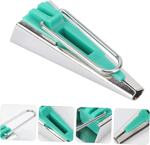 Angoily Tape Maker Fabric قطري الخياطة Seam Seam Acilt Acceding Strip Tool Tool Bias Tape Patchwork Maker Maker Maker Blue in Kuwait