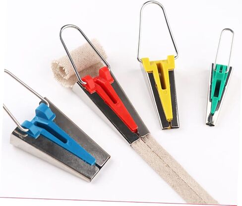 JOJOFUNY 2PCS BIAS TAPE MAKER MAKER SHIP و SEFINTING TOOL in Kuwait