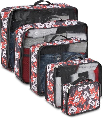 Lilo and Stitch Packing Cube Set - Girls, Boys, Teens, Adults - Officially Licensed Lilo and Stitch Travel Packing Cube Cases 4 Piece Set in Saudi Arabia