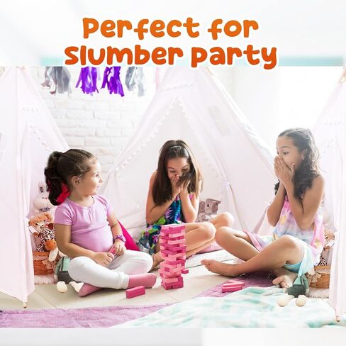 Windyun 6 Pcs Kids Teepee Tent Foldable Washable Indoor Outdoor for Boys Girls Toddler Boho Sleepovers Birthday Pajama Party Spa Supplies (63 Inch,Teal, Light Purple) in Saudi Arabia