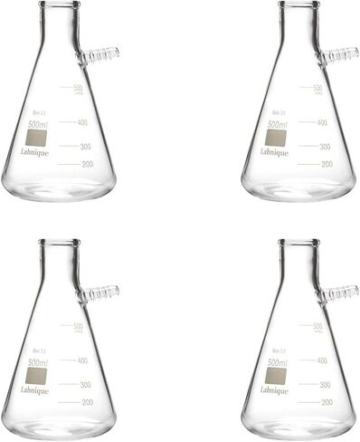 Glass Filtering Flask with Upper Tubulation, 2000ml in Saudi Arabia
