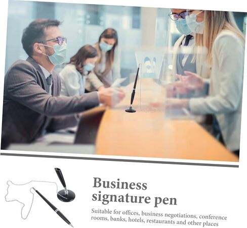 2PCS Office Business Pens مع سلسلة كتابة سلس متعدد الوظائف للمكتبات للفناد in Kuwait
