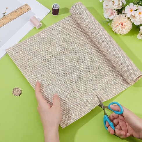 Benecreat 14ct Cross Cross Stitch Fabric ، 39.4 * 11.9inch Snow-White Aida Cloth ، Craft Embroidery Cloth for Home DIY Derbroidery Decoration in Kuwait